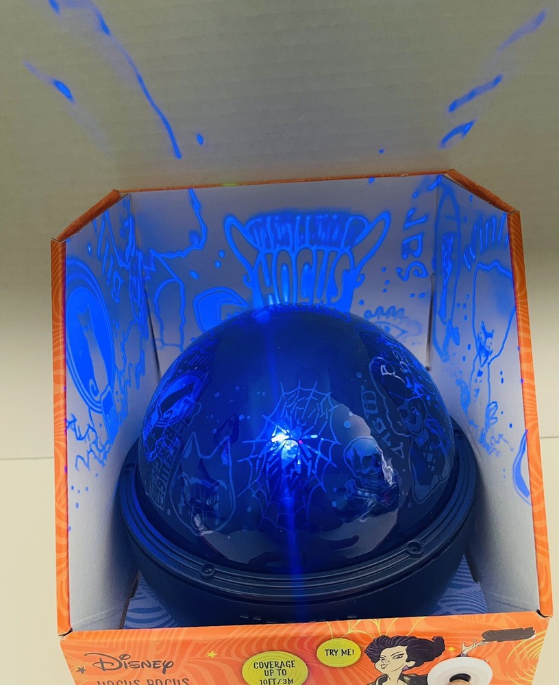Disney Hocus Pocus Halloween Led Shadow Indoor Lights Rotating Projector Decor