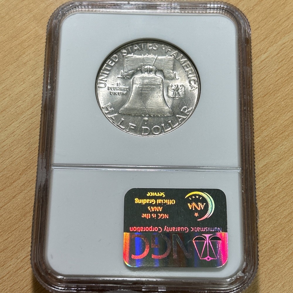 1960 Silver Franklin Half Dollar NGC MS64 Uncirculated