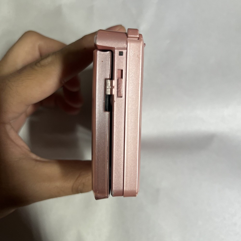 Nintendo 3DS Pearl Pink Handheld Handheld Console System CTR-001 Tested
