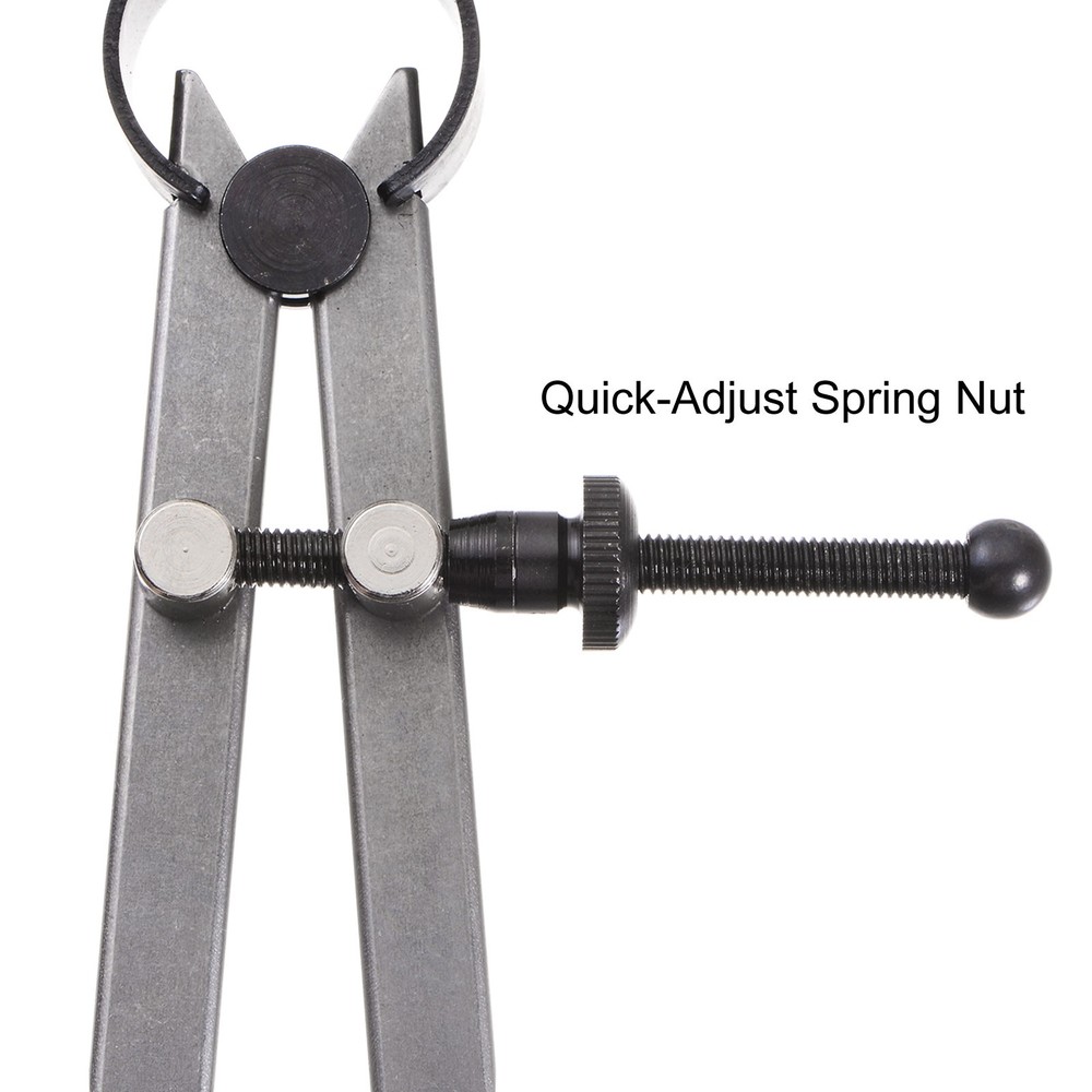 Spring Joint Caliper 12" 300mm Adjustable Spring Outside Caliper with Solid Nut