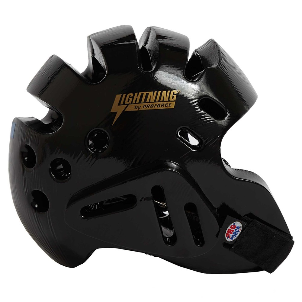 PROFORCE Lightning Karate/Martial Arts Headgear - Black - Small