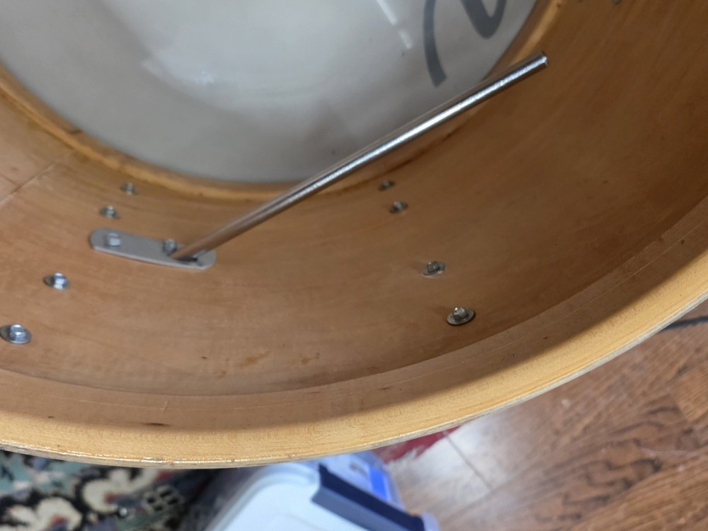 Slingerland 20x14 Bass Drum 1970s - Silver Sparkle