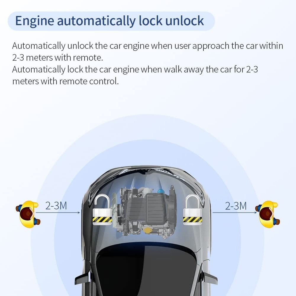EASYGUARD IM002 Car Immobiliser System with Engine Automatic Lock/Unlock...