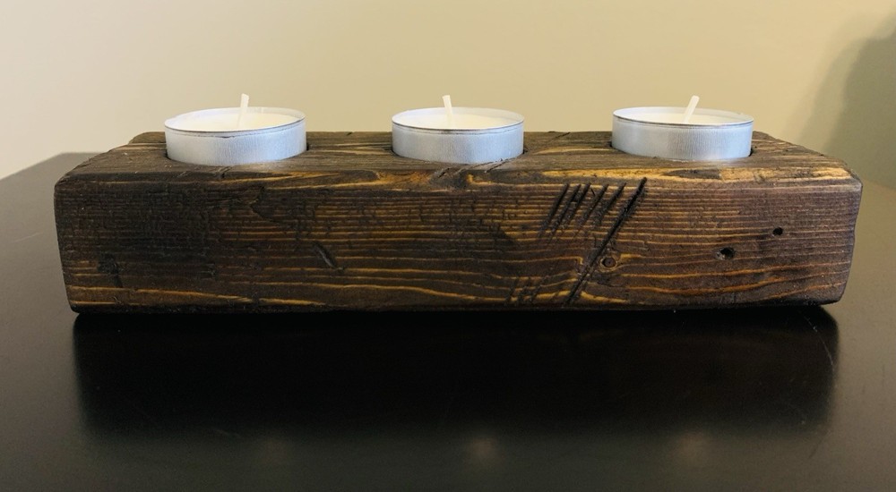 Rustic Tea Light Holder