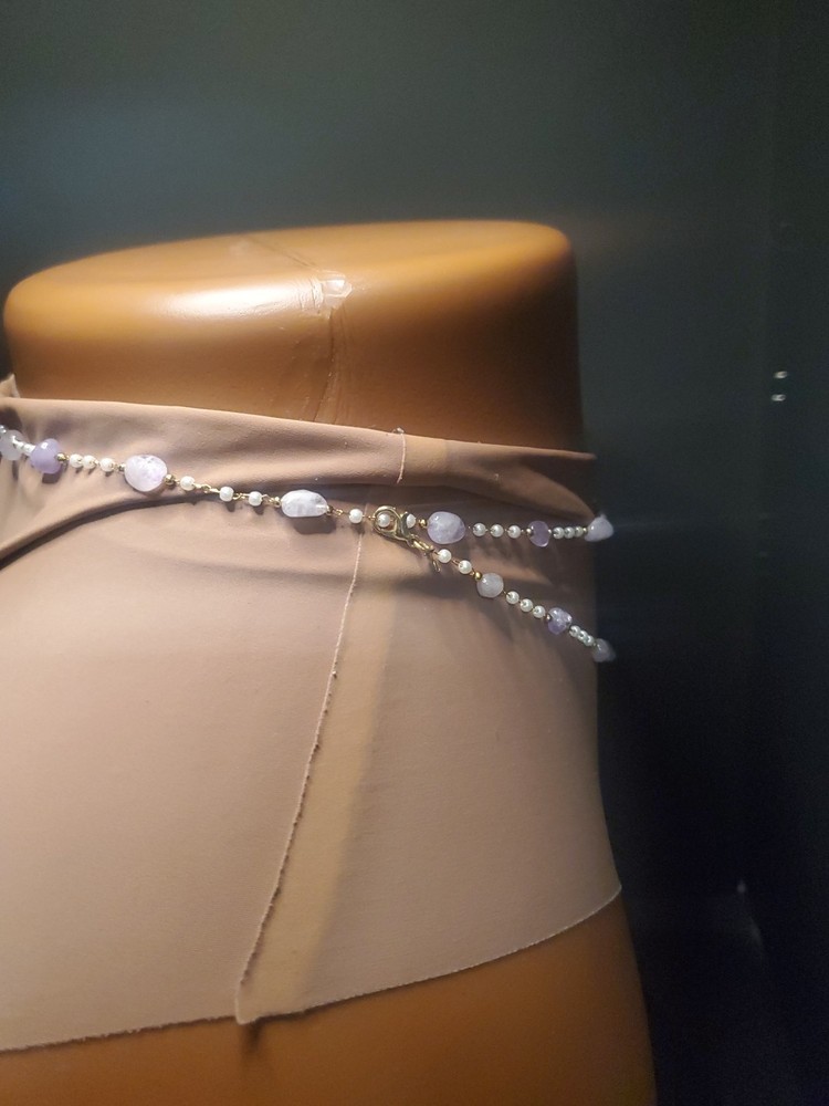 Light Purple Crystal Waistbeads
