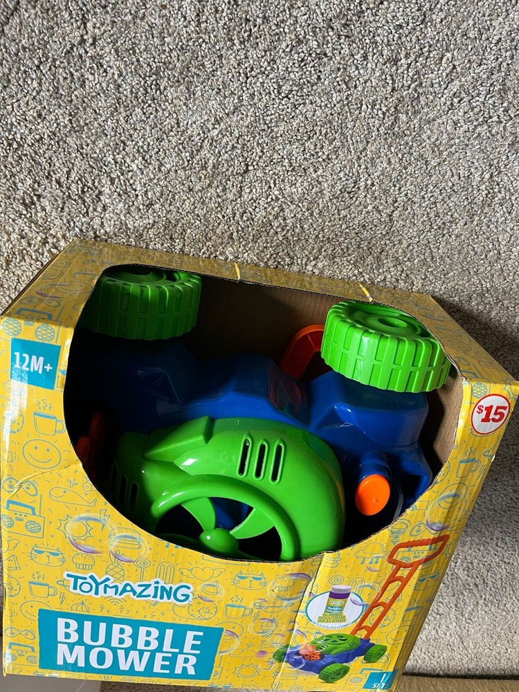 Bubble Lawn Mower for Toddlers