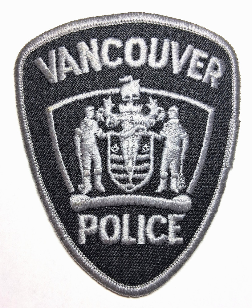 Vancouver British Columbia Police Patch - Canada Older Issue Subdued Tactical -