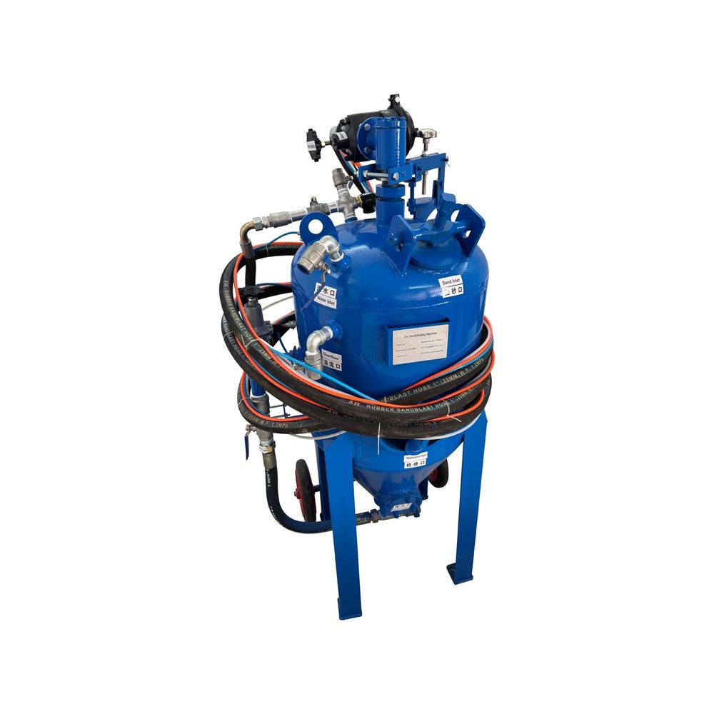 Dry Wet Dual-use Sandblaster 620-Type Mobile Rust Removal Sandblasting Machine