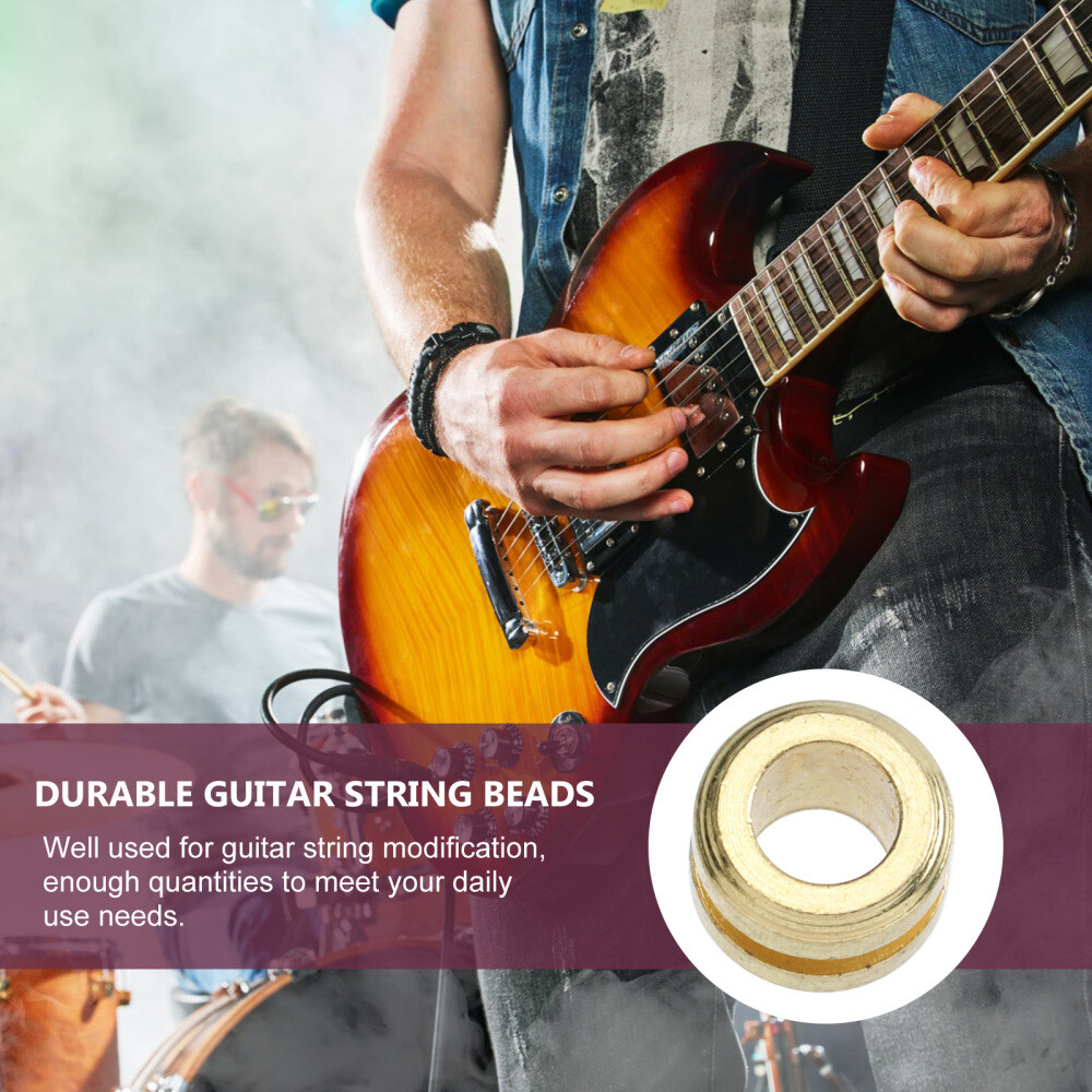 10PCS Folk Guitar String Beads Durable Guitar String Beads Guitar Replacing Part
