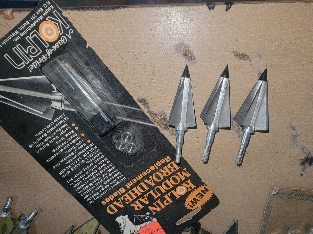 Vimtage Kolpin Modular Broadheads And Replacement Blades