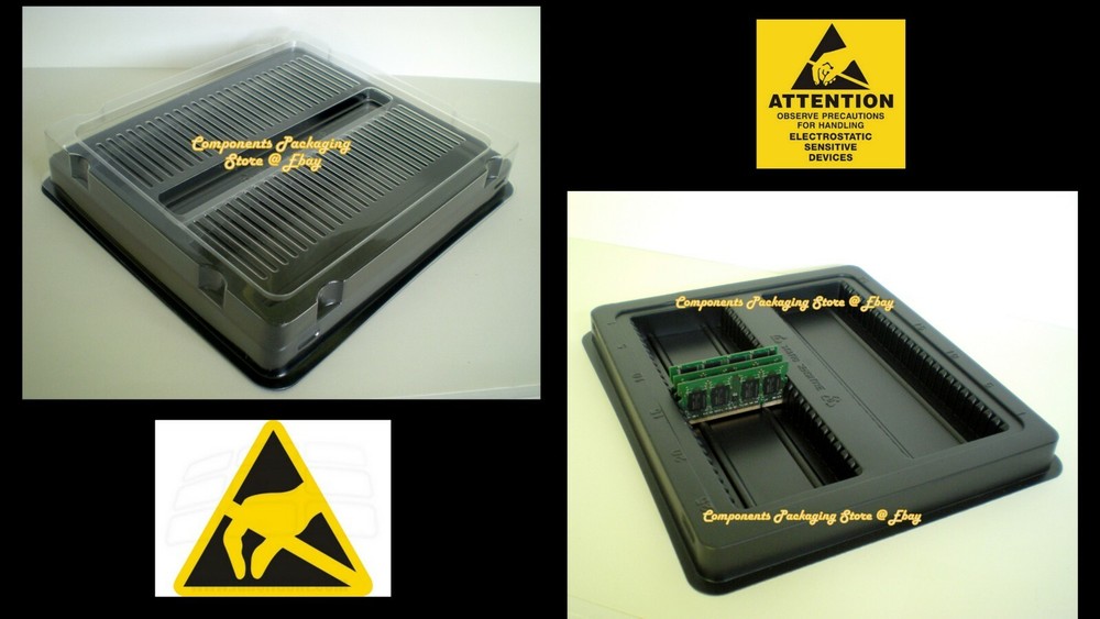 Laptop RAM Memory Tray Case for DDR DRAM SODIMM Modules 2 - Fits100 Modules New