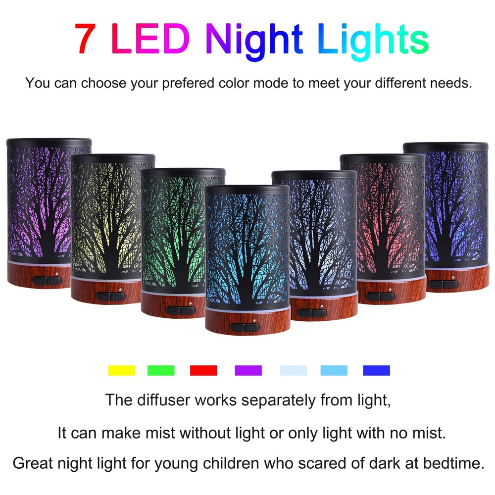 Essential Oils Diffuser for Home,150ML Aromatherapy Diffuser,Birthday 14-tree