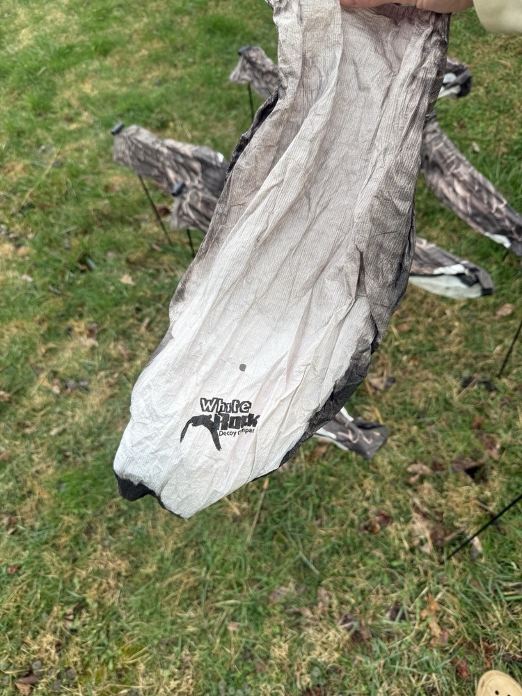 1 Dozen White Rock Canada Goose Headless Sock Deocys