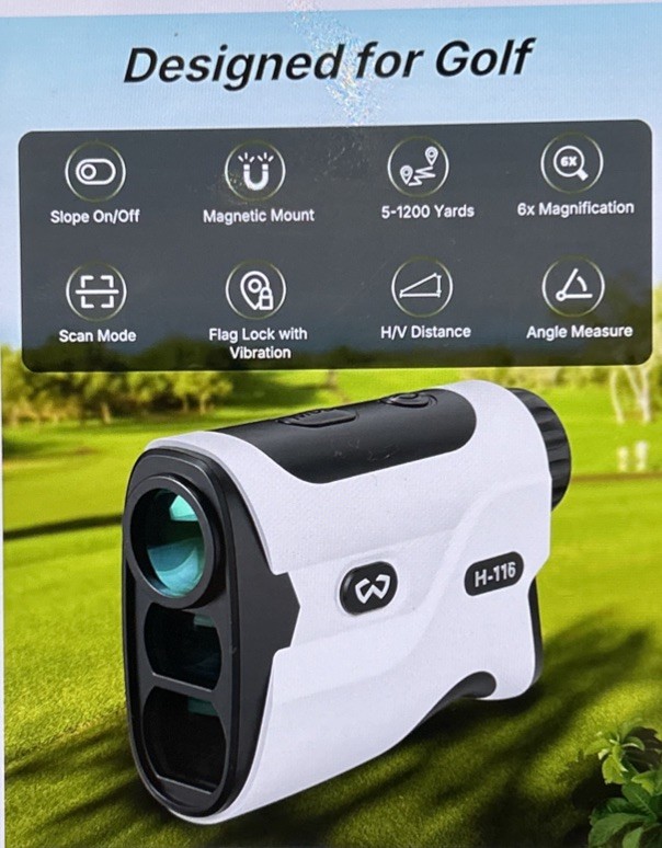 Golf Buddy H-116 Laser Rangefinder with Strap