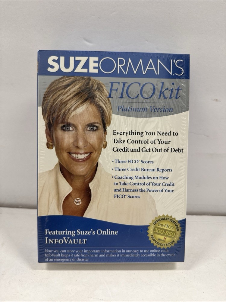 Suzie Orman's Platinum Verson FICO Kit (PC MAC Compatible) New