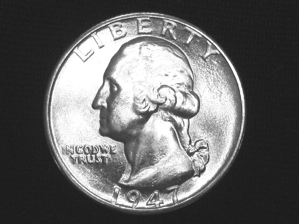 1947-D Washington Quarter --- Gem Uncirculated
