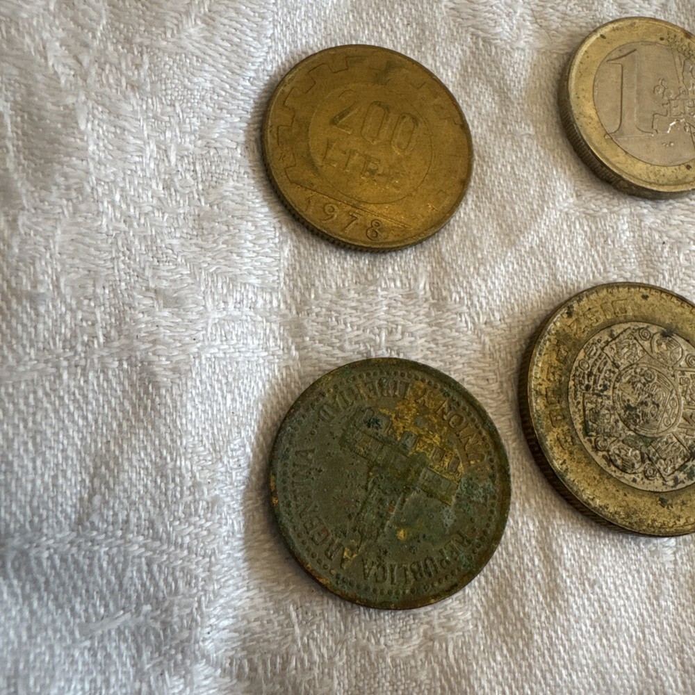6 Foreign Coins