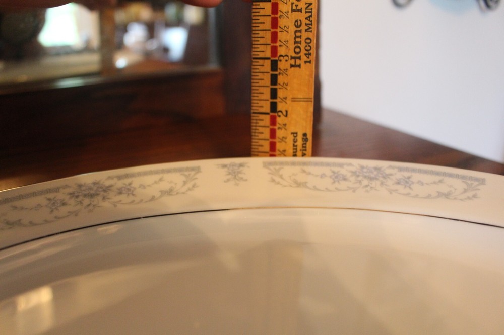 Sheffield Blue Whisper Fine China Medium Platter