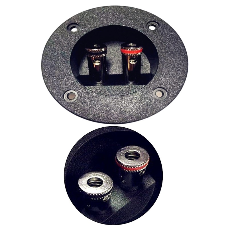 Speaker Junction Box Plastic Electronic Container Case Two-position Binding Post