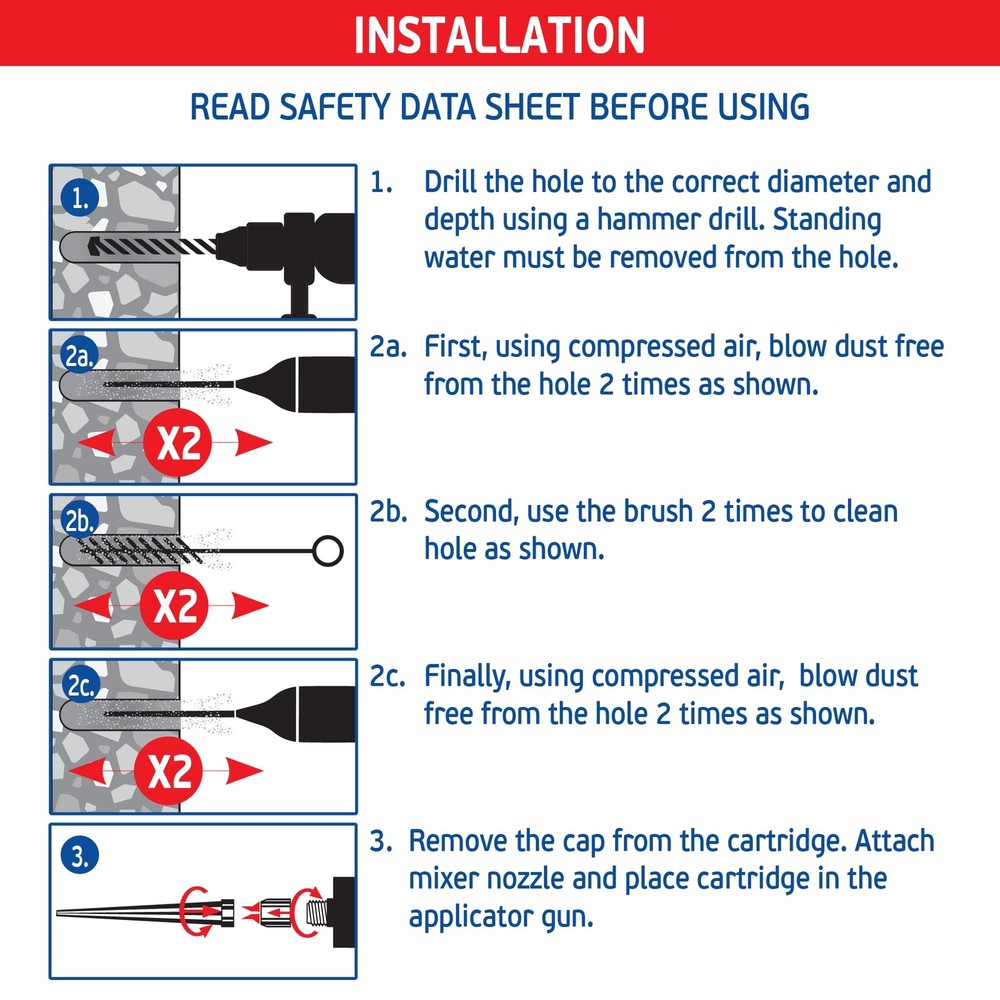 FixMaster Multi Purpose 2-Part Pure Epoxy 9.5oz - Highest Rated Strength Grey