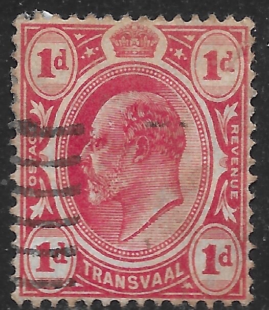 1905 TRANSVAAL  SC#282 USED VF