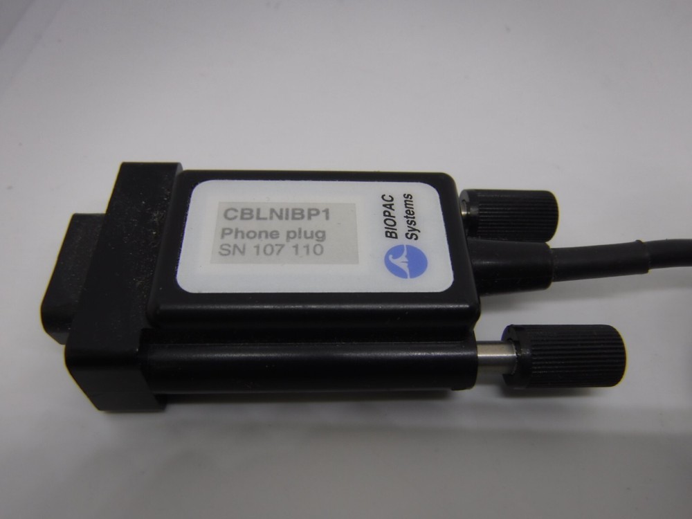 BIOPAC Systems Data Acquisition Modules W/ Cables & Accessories UIM100C + Oth MN