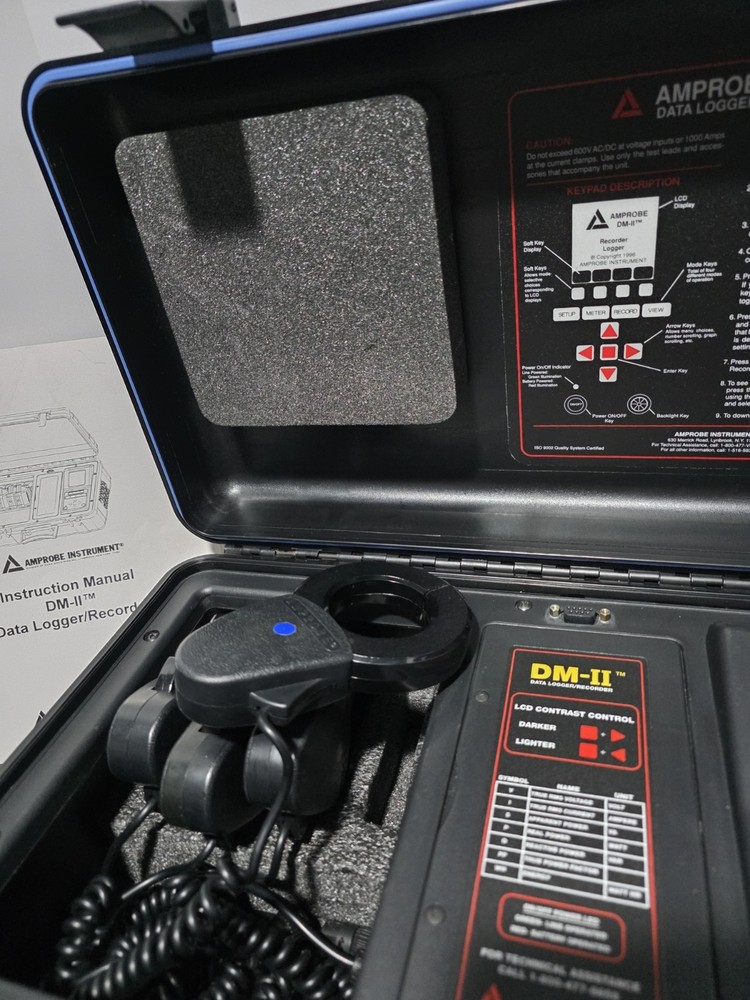 AMPROBE DM-II DATA LOGGER RECORDER Tested ,Working