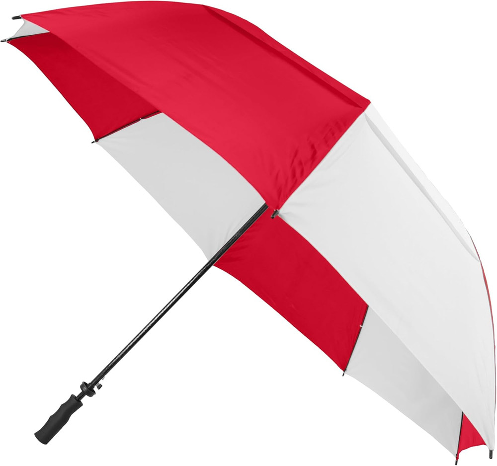 The Vented Tornado 64" Large Oversize Windproof Automatic Open Golf Umbrella, He