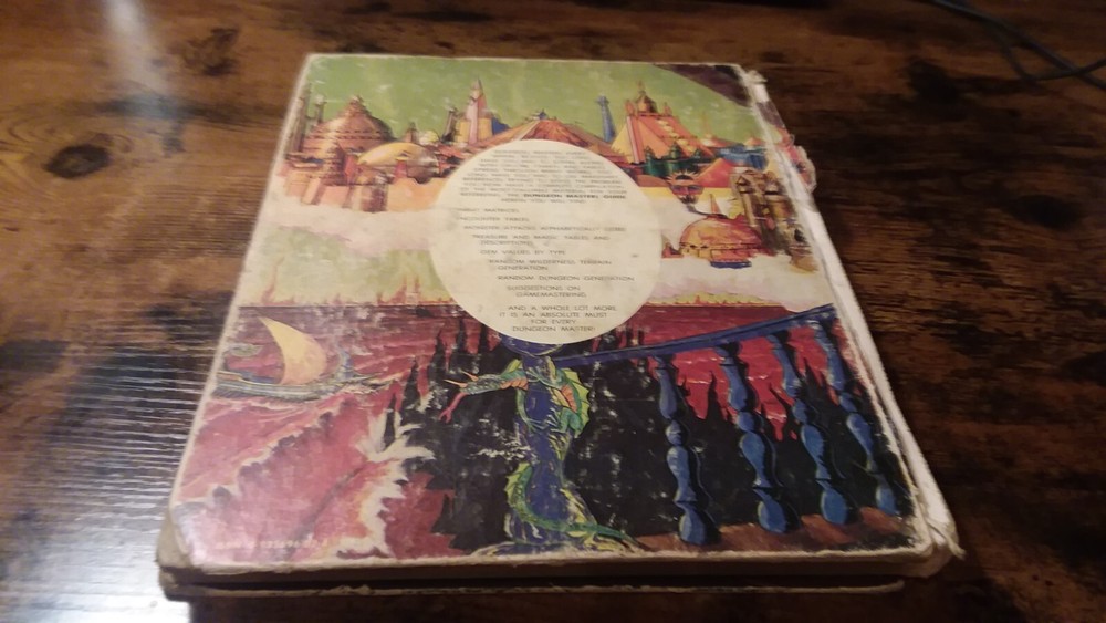 Advanced Dungeons & Dragons Dungeon Masters Guide 6th Alpha AD&D Vintage OOP