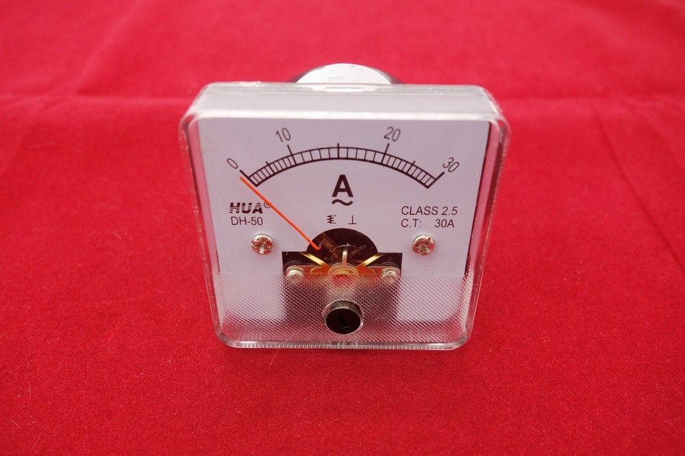 1PC AC 0-30A Analog Ammeter Panel AMP Current Meter 50*50mm directly Connect