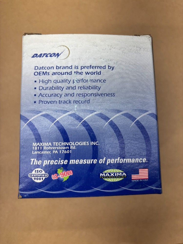 Datcon 104232 Replacement Voltmeter 8-18 VDC Black Meter