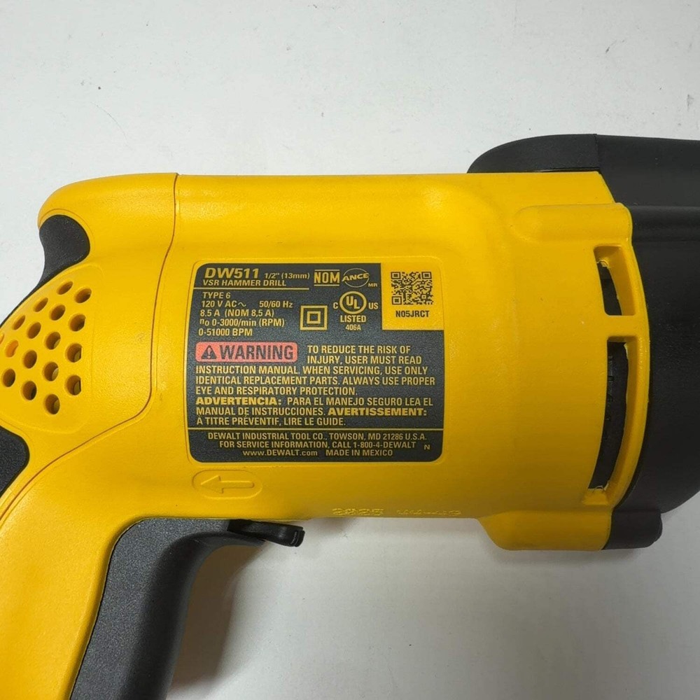 DeWalt Hammerdrill Corded Hammer Drill DW511