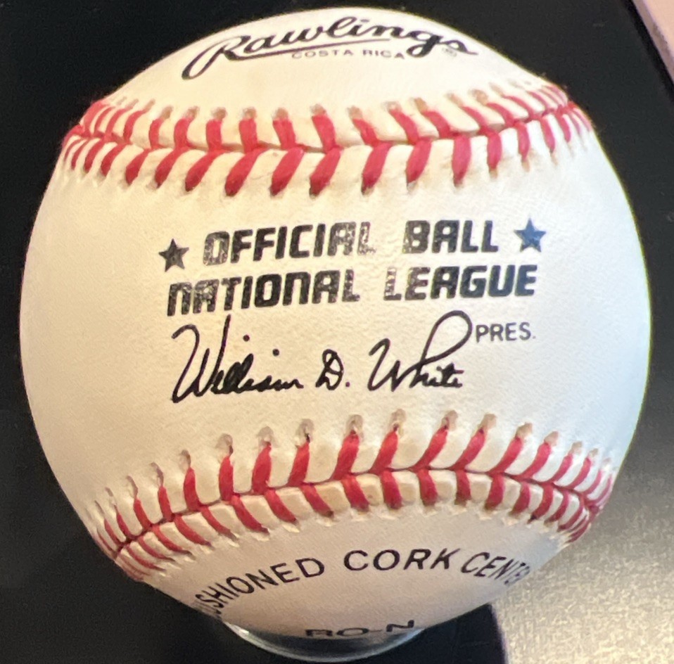 David West Signed Official National League Baseball Mets