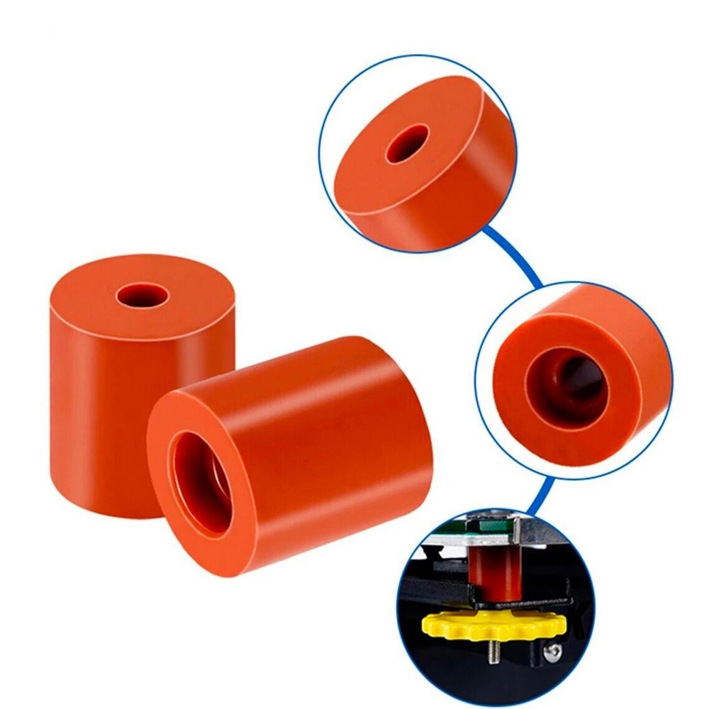 4pcs Hot Bed Leveling Column Silicone Solid Spacer for 3D Printer CR-10 Ender 3