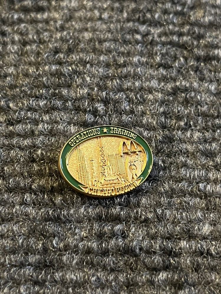 McDonald’s Chicago Operations Training Employee Lapel Hat Pin