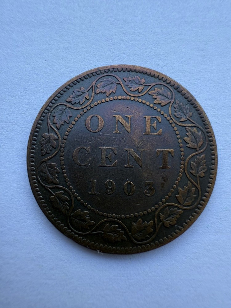 🔥 1903 CANADA LARGE CENT – EDWARD VII – HIGH GRADE – TONED 🔥