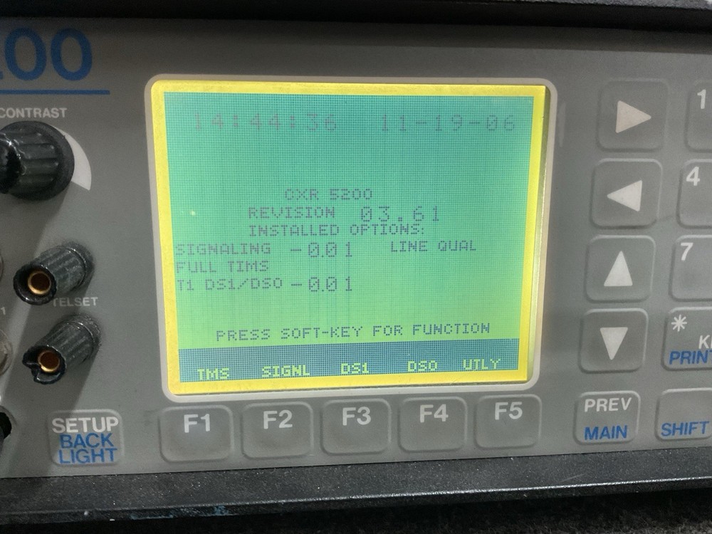 CXR Telcom 5200 Universal Transmission Analyzer