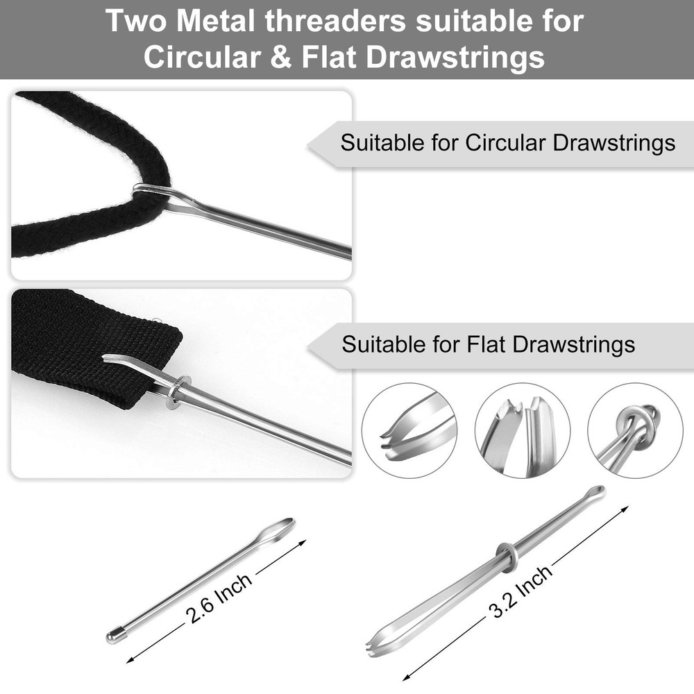 12PCS Drawstring Cord, 57 Inch Drawstring for Sweatpants, Drawstrings Replace...