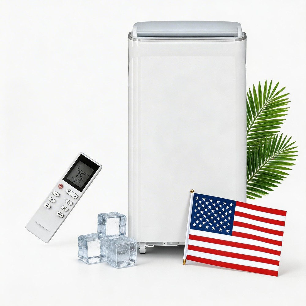 Portable Air Conditioners 12,000 BTU 4-in-1 Cooling,Dehumidifying,Fan,Sleep Mode