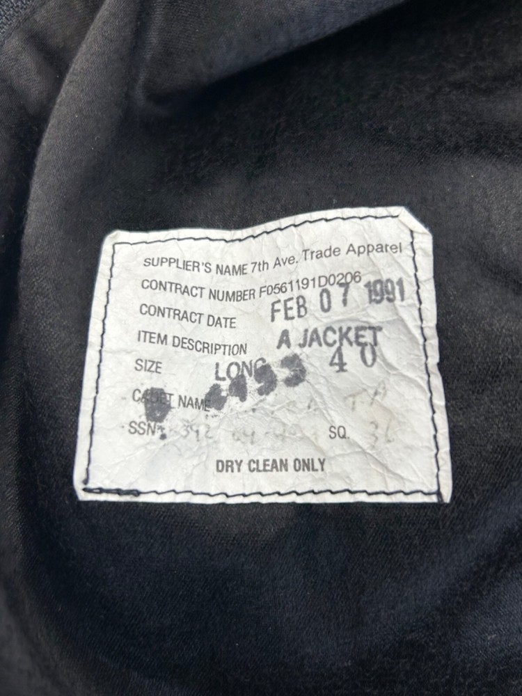 1991 US Air Force Academy Cadets Patched Jacket