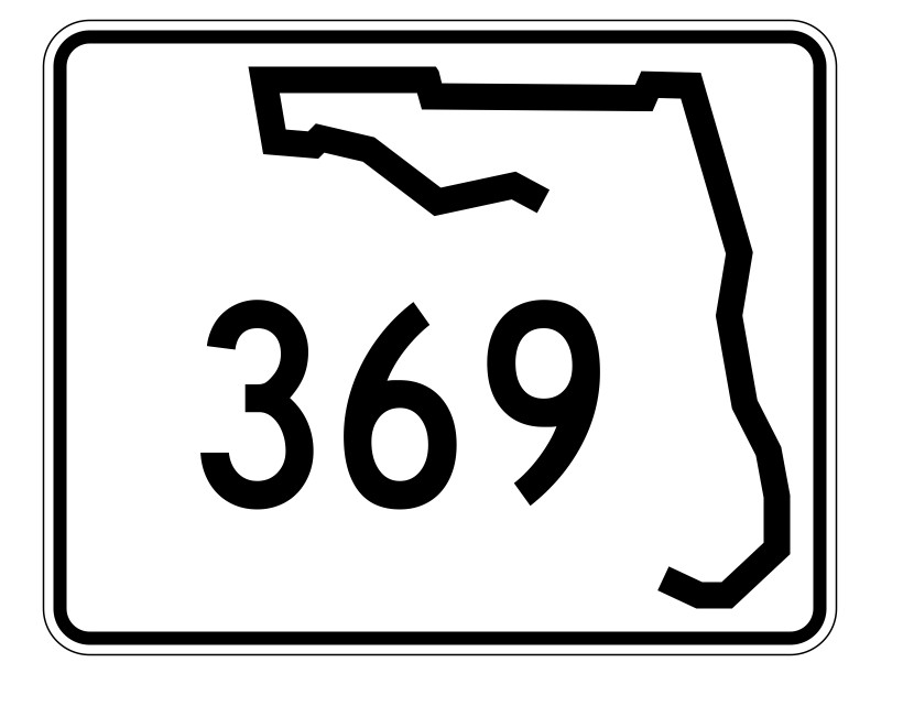 Florida State Road 369 Sticker Decal
