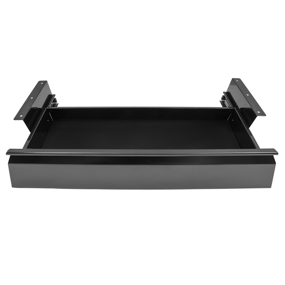 22” Black Space Saver Sliding Under Desk Storage Drawer Pull-out Drawer