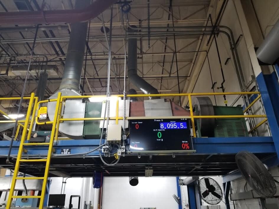 Webtron 1618 Printing Press - 5 color Inline Press
