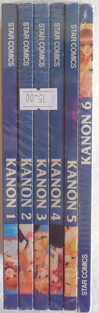 STAR COMICS LOT KANON SEQUENCE 1-6 1999