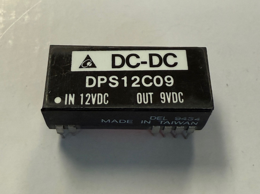 DPS12C09 Delta DC-DC Converter Input: 12VDC  Output 9VDC 2 Watts