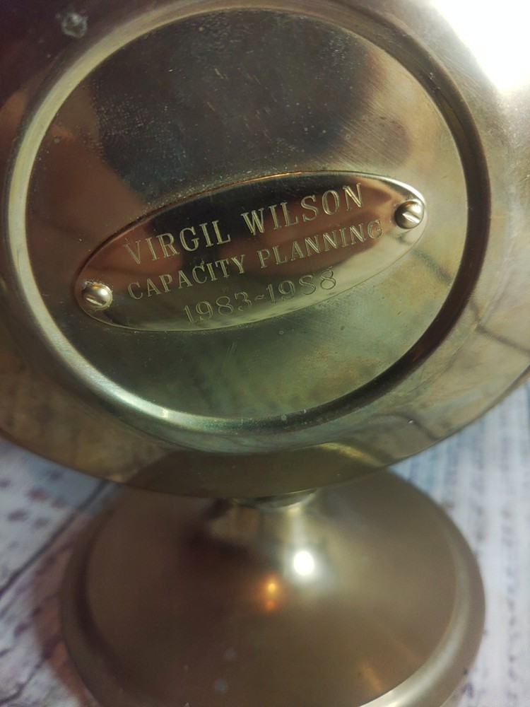 Vintage Heavy Brass Nautical Themed Working Clock