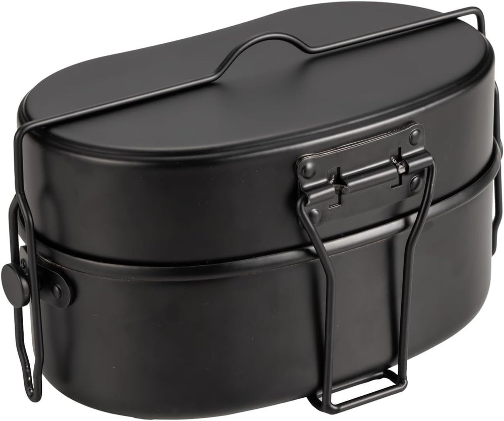 Camping Cookware Mess Kit 1.1L Black