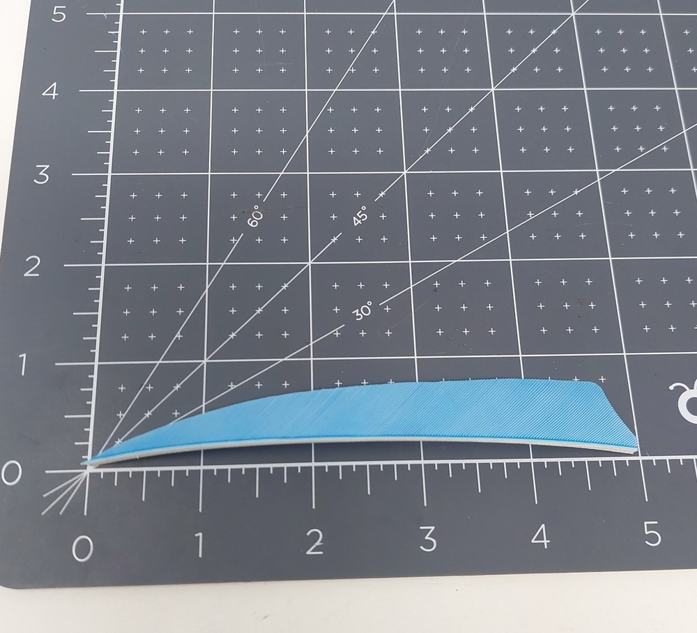 100 Pack Archery Arrow Feathers 5" Left Wing: Shield Sky Blue