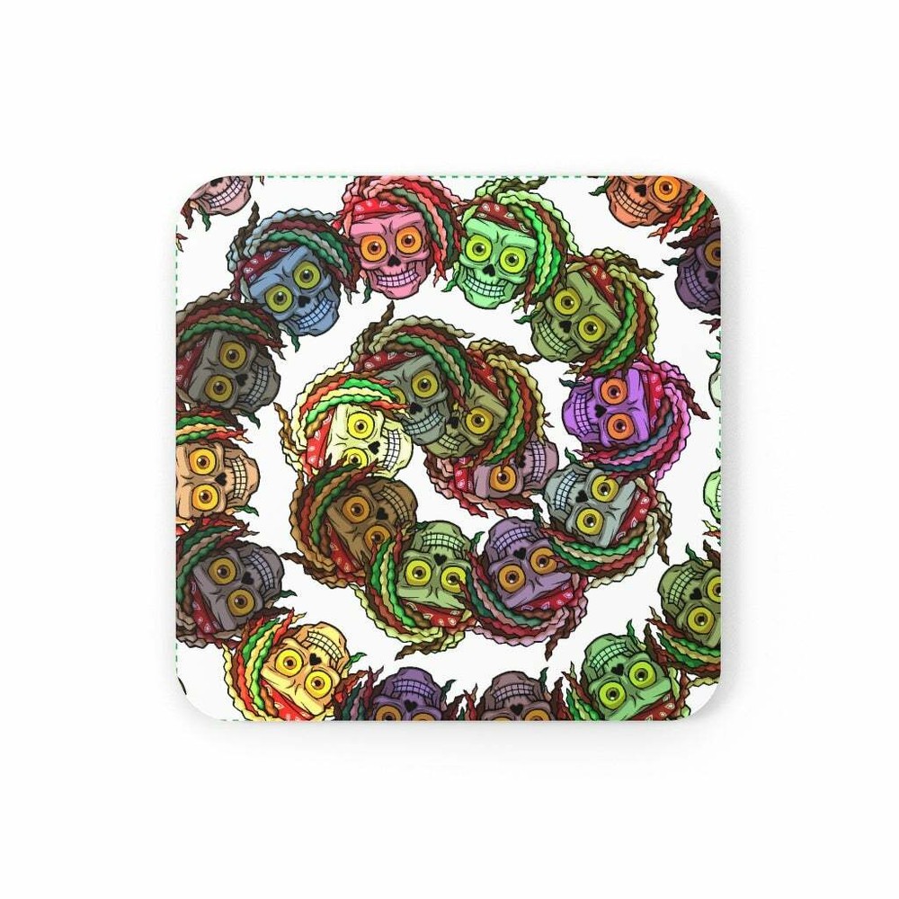 Mizter Bonezz Corkwood Coaster Set