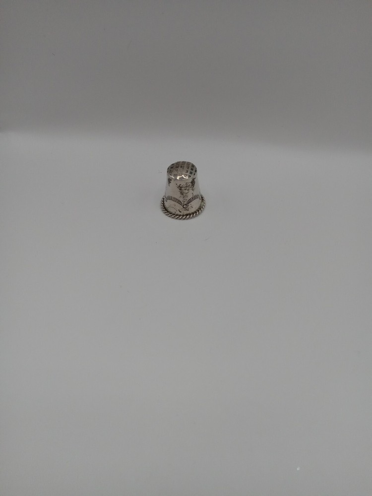 Sterling Native American Vintage Thimble